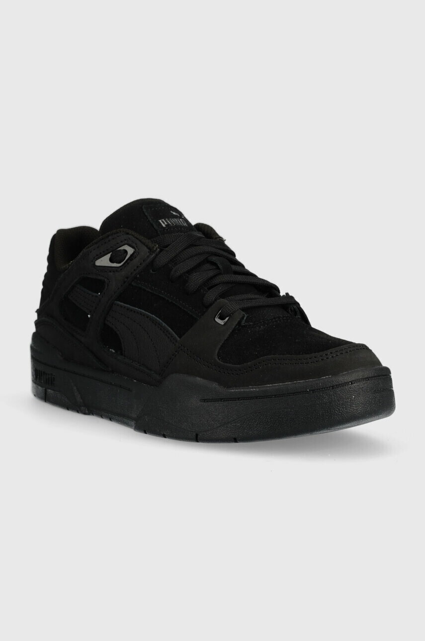Puma Кожени маратонки Slipstream Suede в черно - Pepit.bg