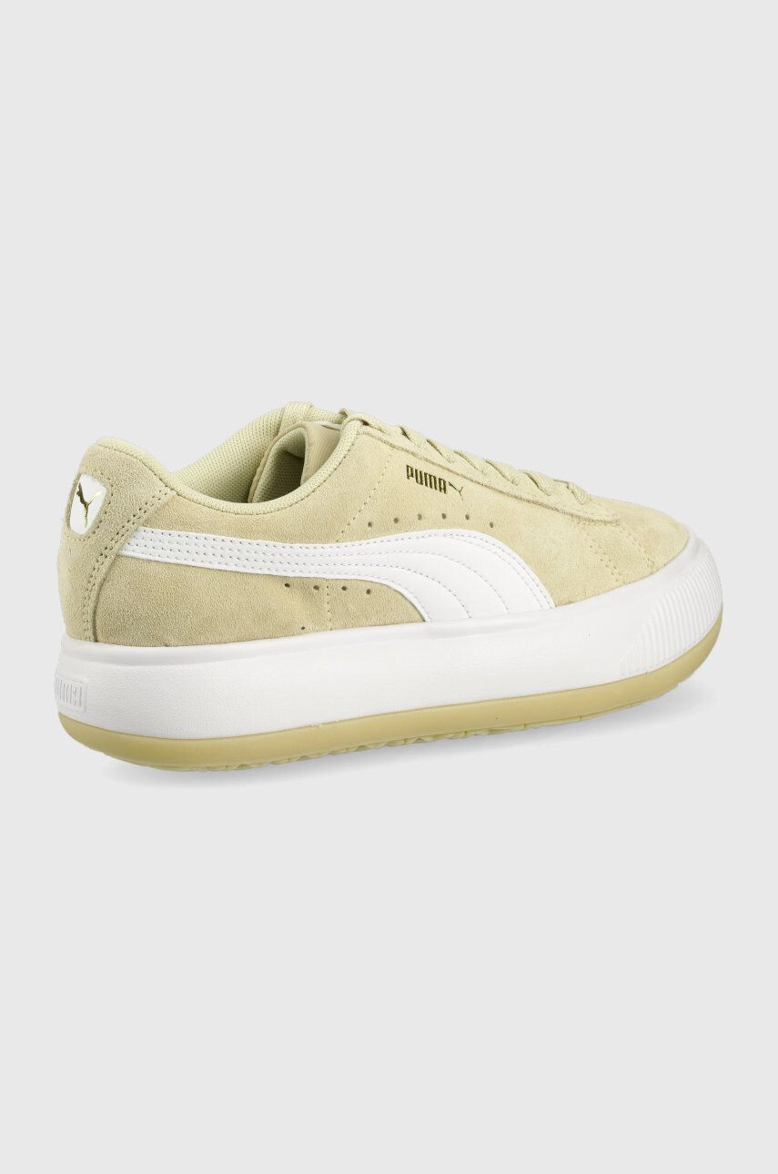 Puma Кожени маратонки Suede Mayu 38068612 в зелено - Pepit.bg