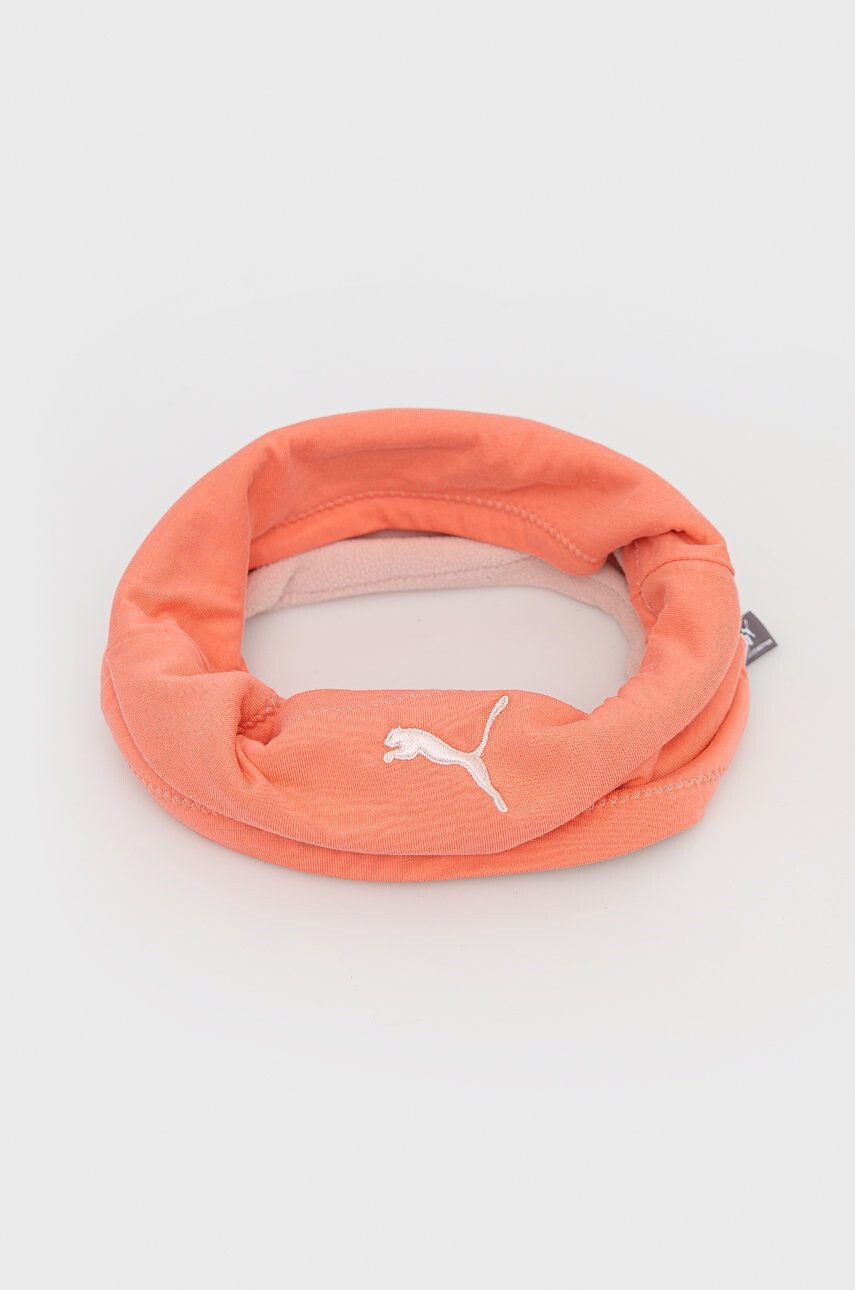 Puma Кръгъл шал в розово с десен - Pepit.bg