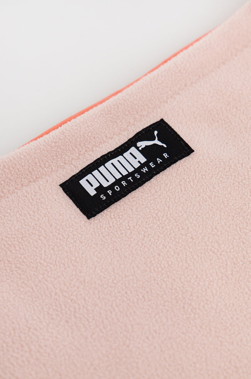Puma Кръгъл шал в розово с десен - Pepit.bg