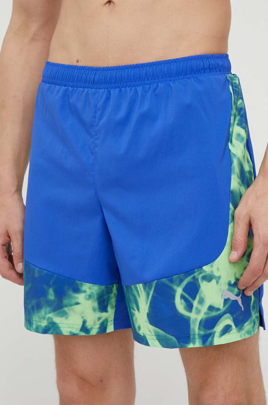 Puma Къс панталон за бягане Favorite в синьо - Pepit.bg