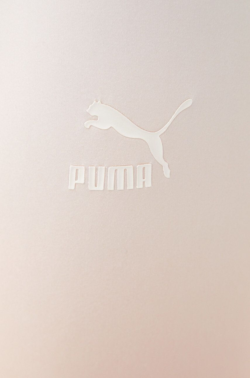 Puma Къс панталон 845842 дамски с десен с висока талия - Pepit.bg