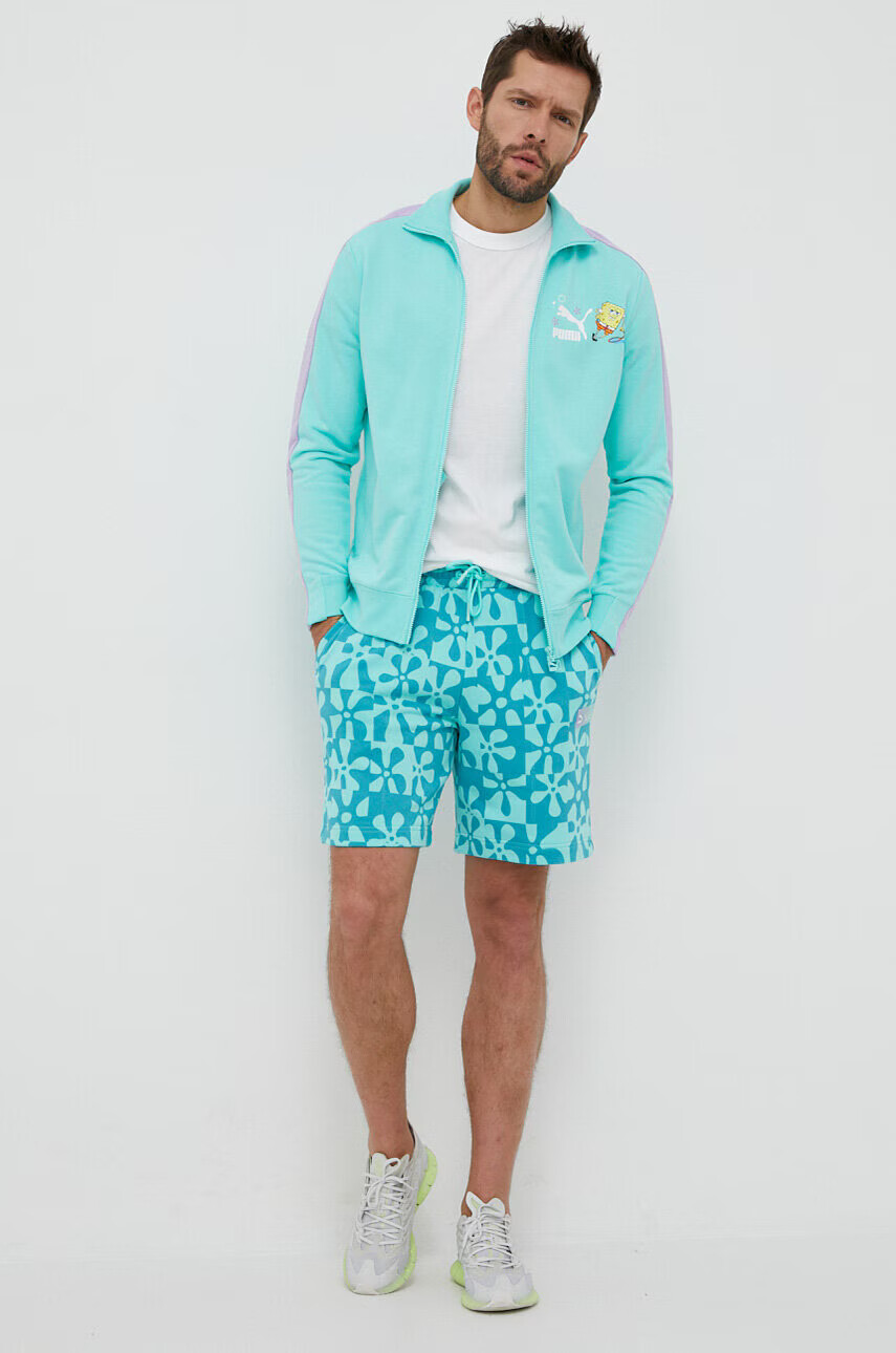 Puma Памучен къс панталон X SPONGEBOB - Pepit.bg
