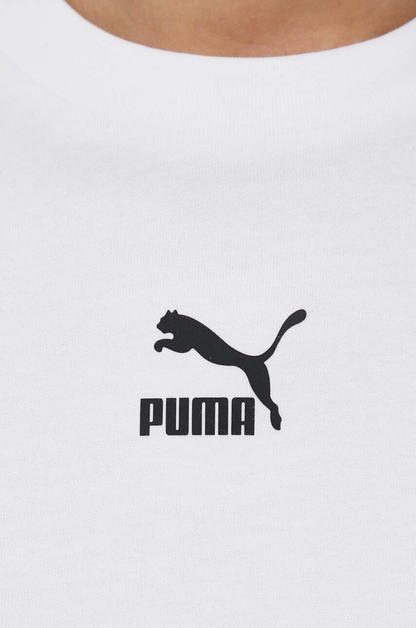 Puma Памучна тениска в бяло - Pepit.bg