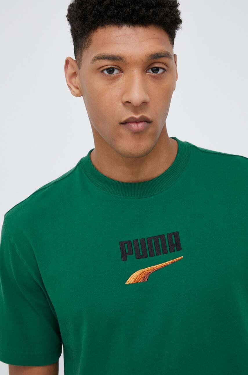 Puma Памучна тениска в бяло - Pepit.bg
