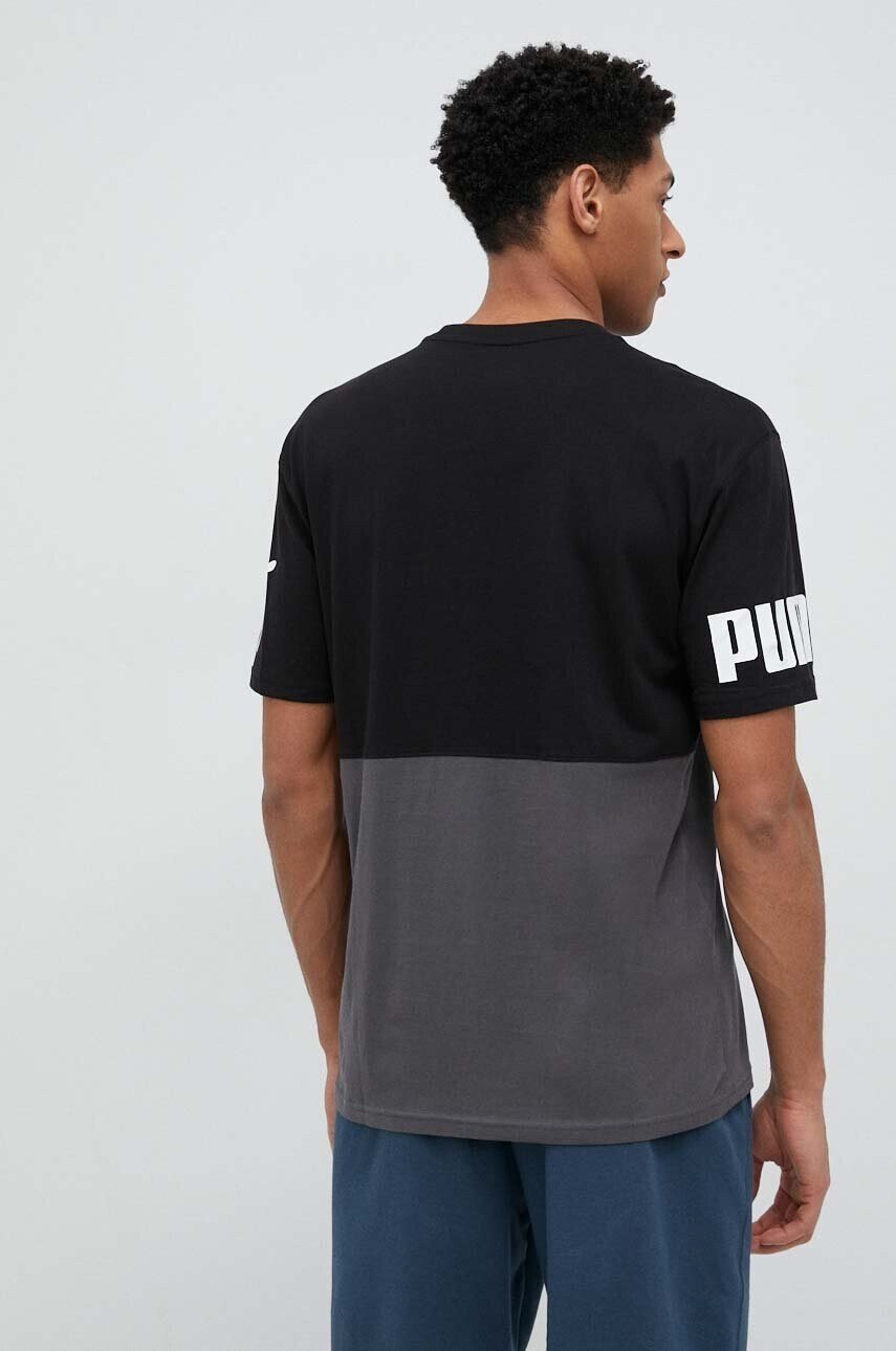 Puma Памучна тениска в синьо - Pepit.bg