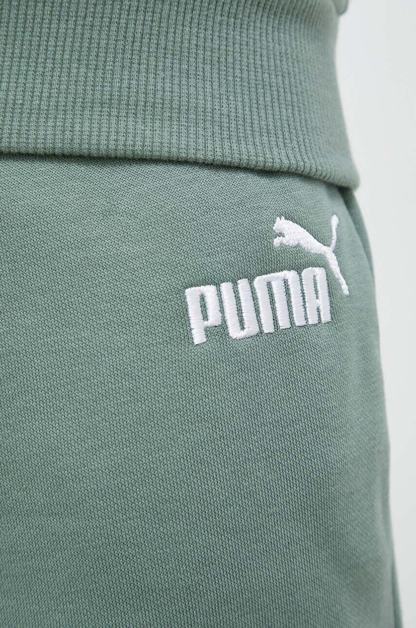 Puma Панталон в зелено с изчистен дизайн - Pepit.bg