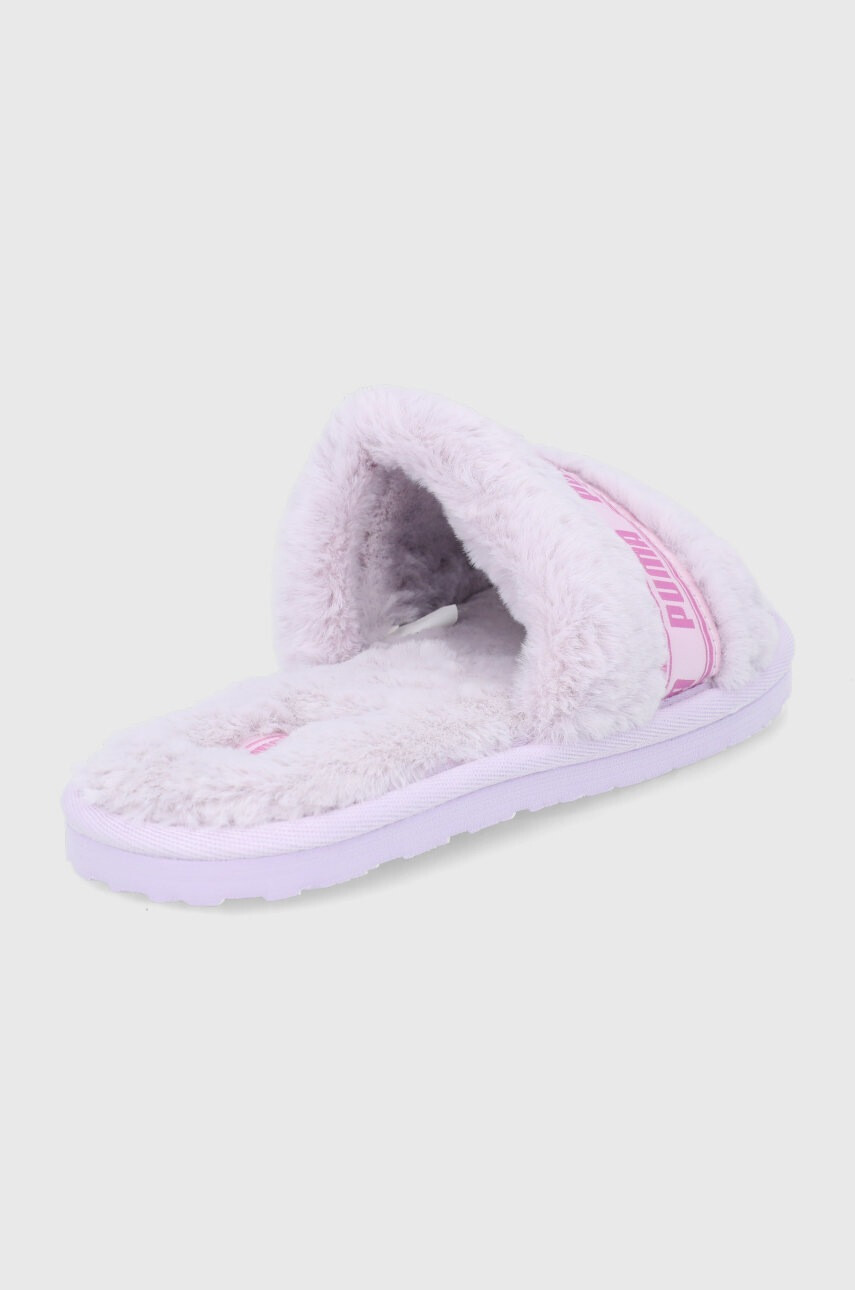 Puma Пантофи Fluff 384937 в лилаво - Pepit.bg