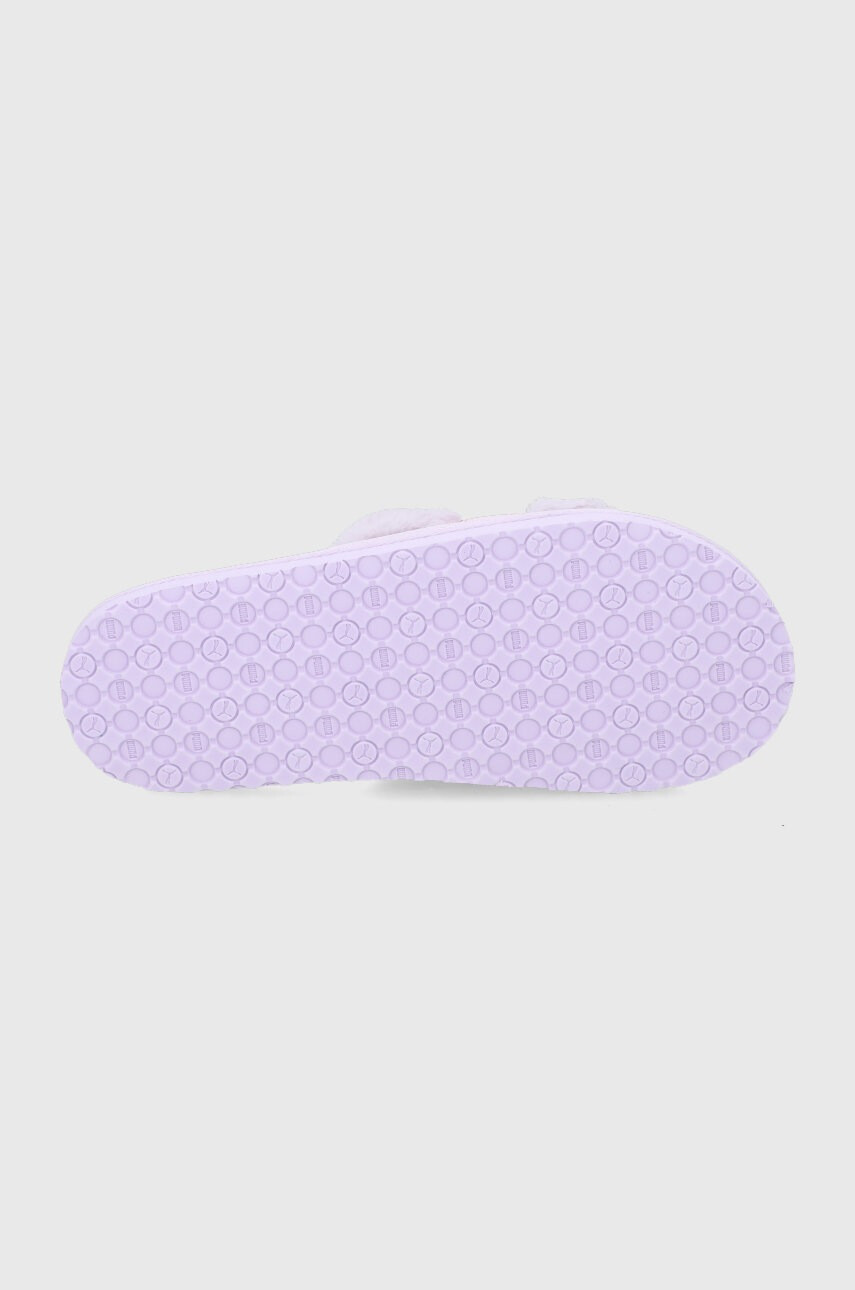 Puma Пантофи Fluff 384937 в лилаво - Pepit.bg