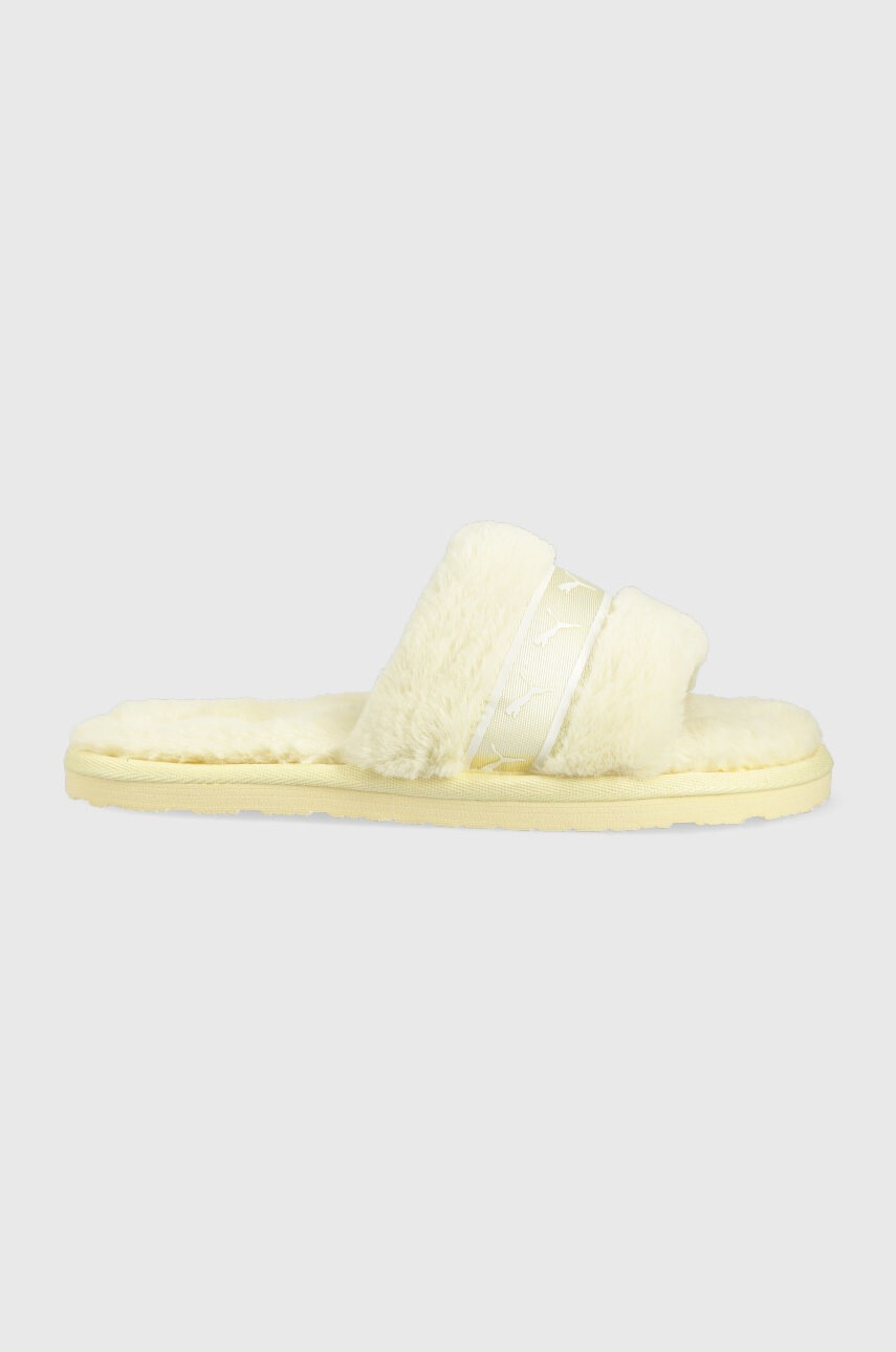 Puma Пантофи Fluff Remix 385240 в жълто - Pepit.bg