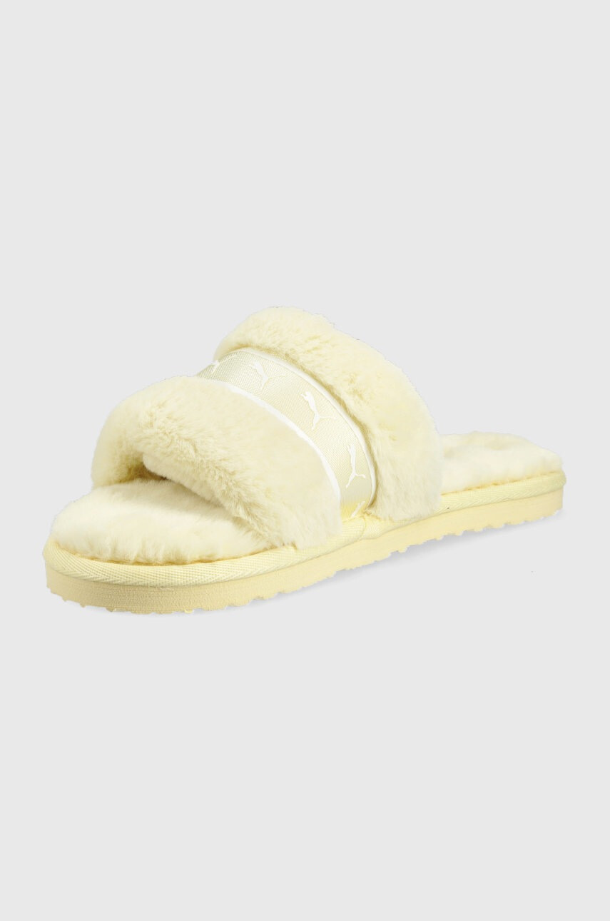 Puma Пантофи Fluff Remix 385240 в жълто - Pepit.bg