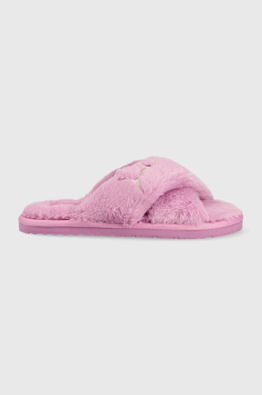 Puma Пантофи Fluff X Strap 384936 в лилаво - Pepit.bg