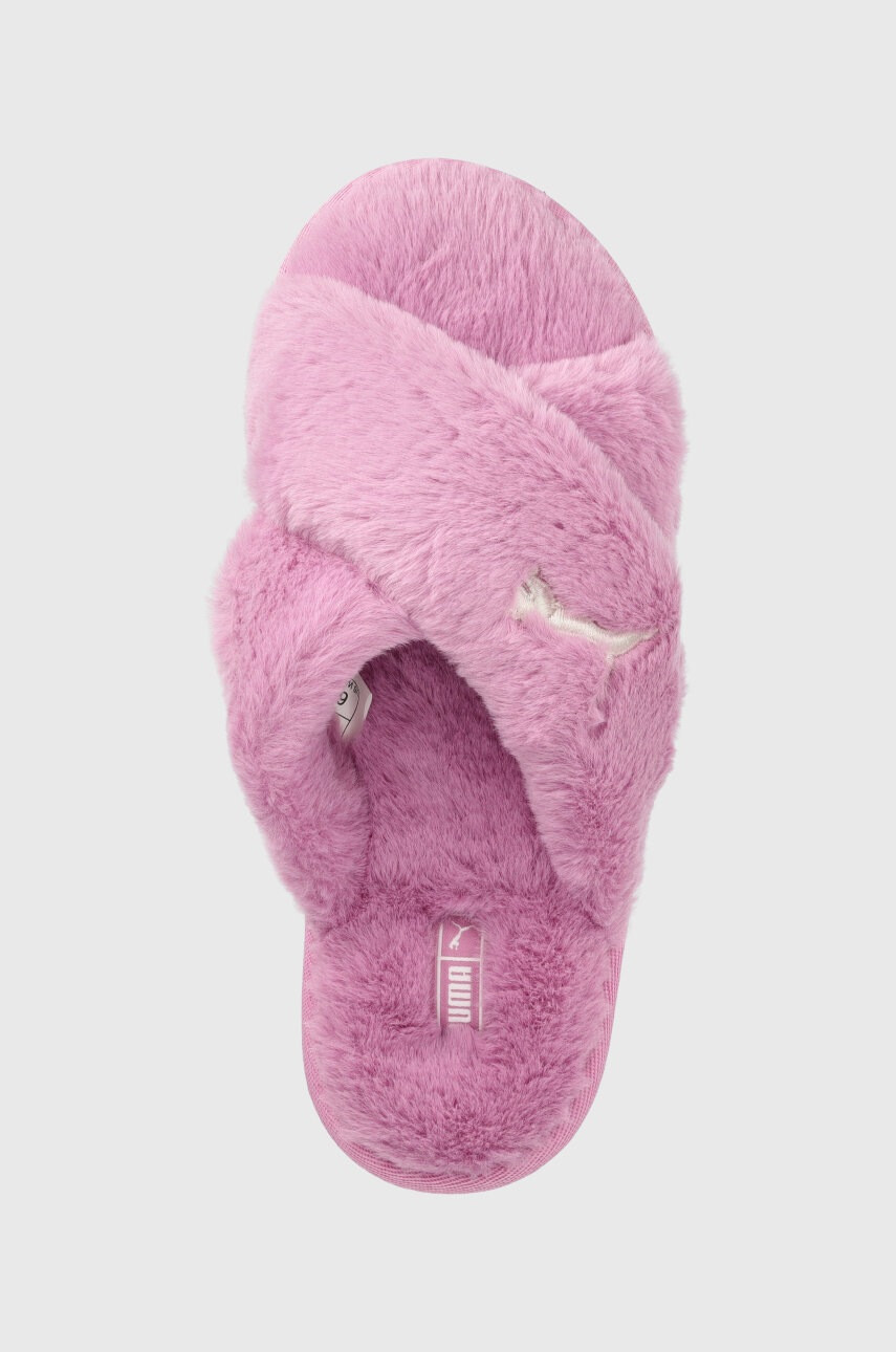 Puma Пантофи Fluff X Strap 384936 в лилаво - Pepit.bg