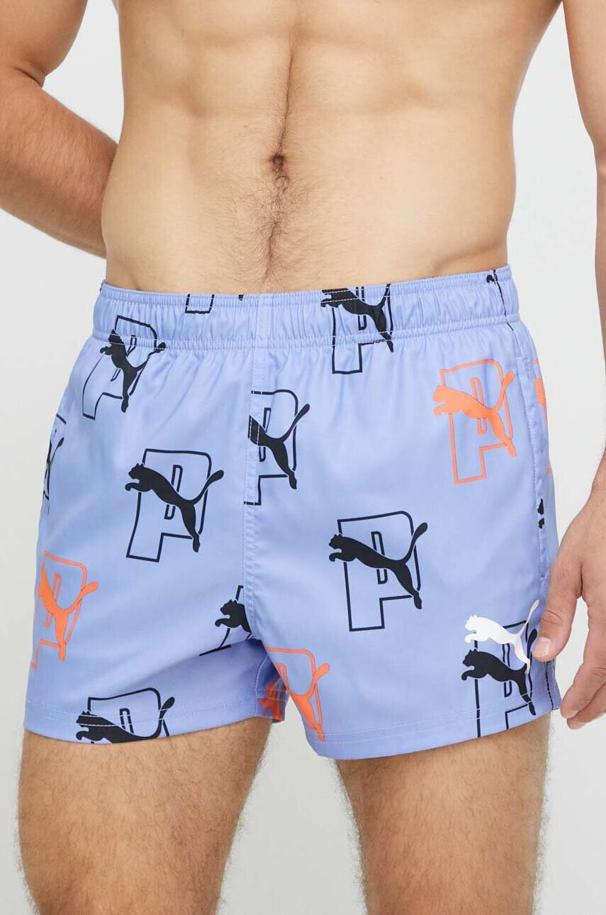 Puma Плувни шорти Cat Logo в лилаво - Pepit.bg