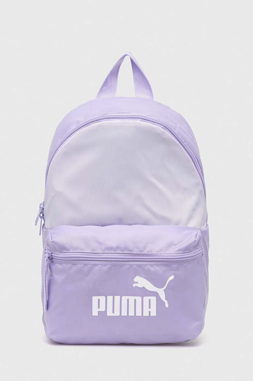 Puma Раница в лилаво малък размер с принт - Pepit.bg