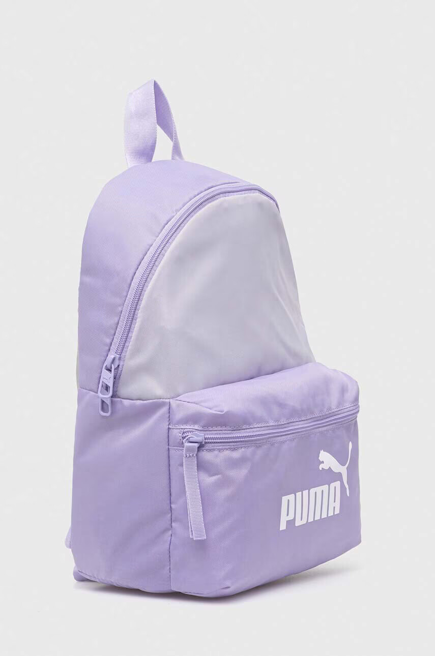 Puma Раница в лилаво малък размер с принт - Pepit.bg