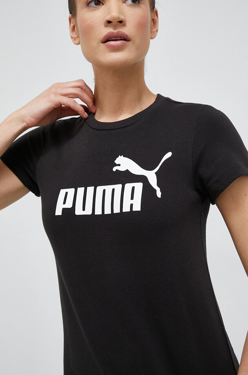 Puma Рокля в черно къс модел със стандартна кройка - Pepit.bg