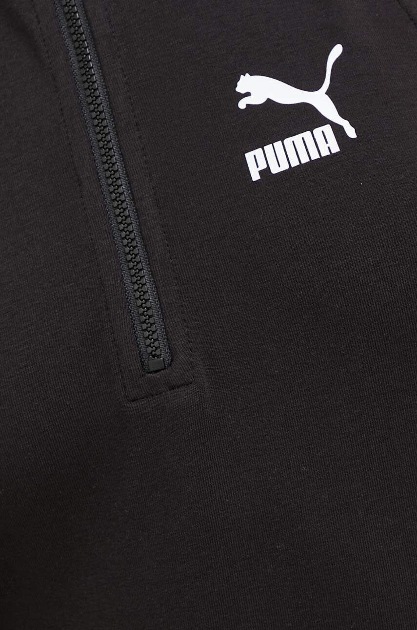 Puma Рокля в черно къс модел с кройка по тялото - Pepit.bg