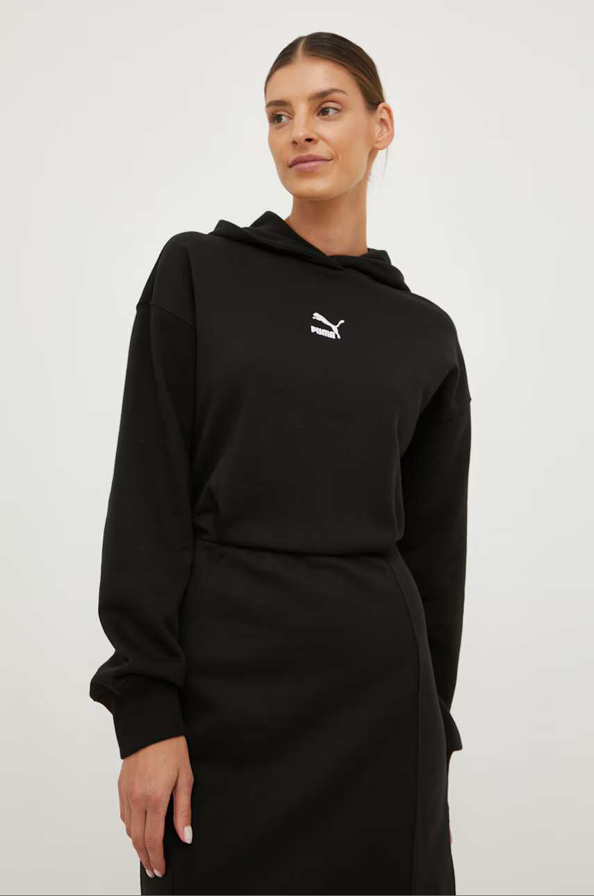 Puma Рокля в черно къс модел разкроен модел - Pepit.bg