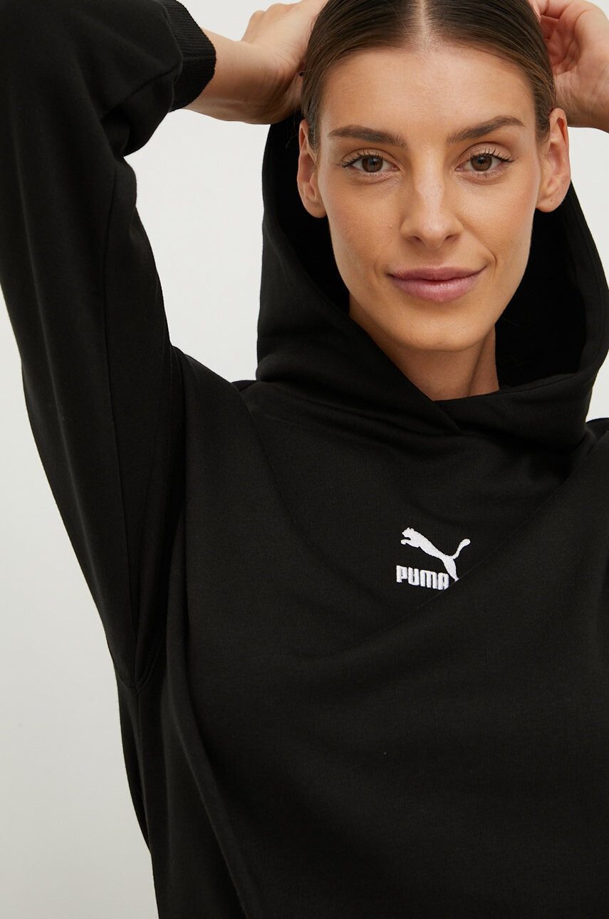 Puma Рокля в черно къс модел разкроен модел - Pepit.bg