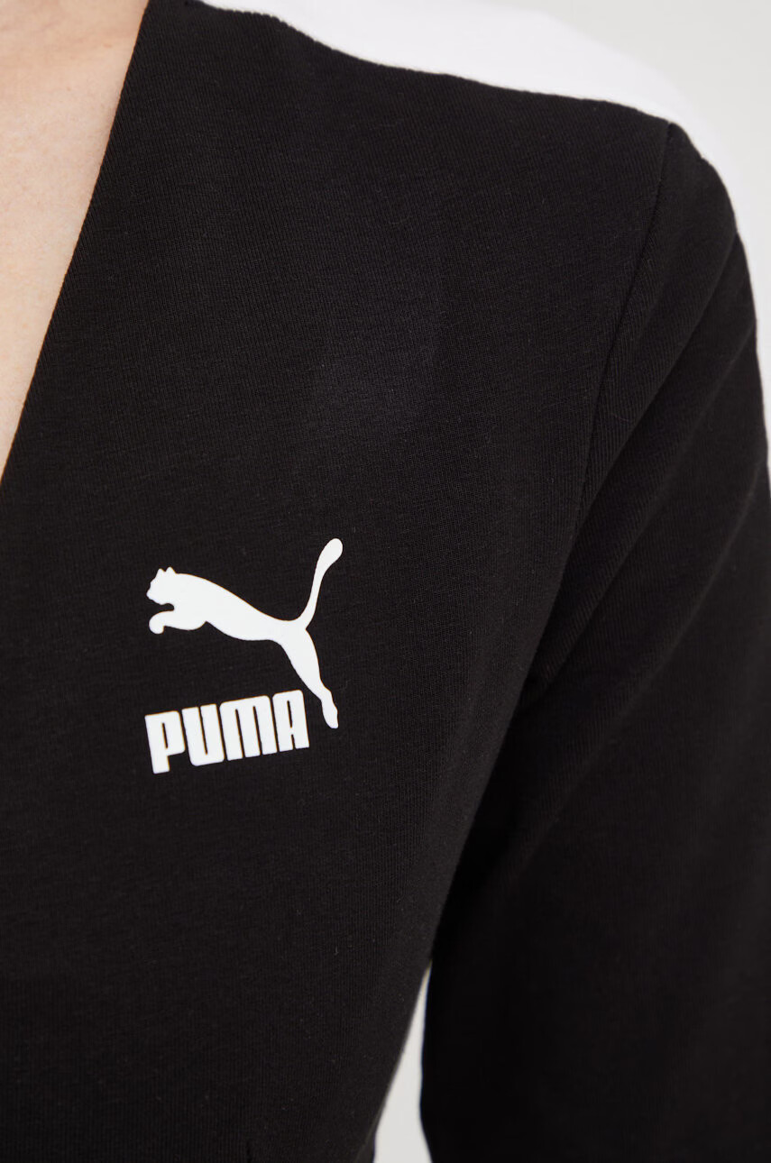 Puma Рокля в черно къс модел с кройка по тялото - Pepit.bg
