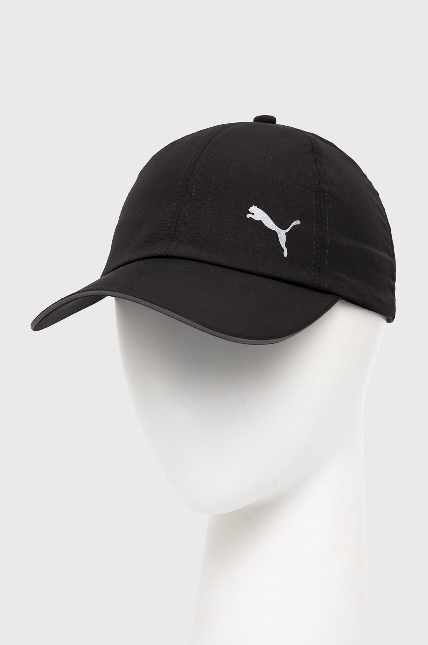 Puma Шапка с козирка 23148 в черно с принт - Pepit.bg