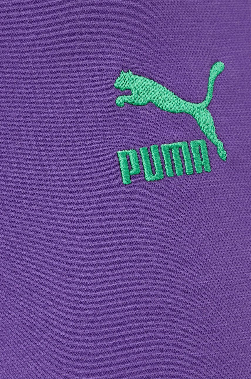 Puma Спортен панталон X Dua Lipa в лилаво с изчистен дизайн - Pepit.bg