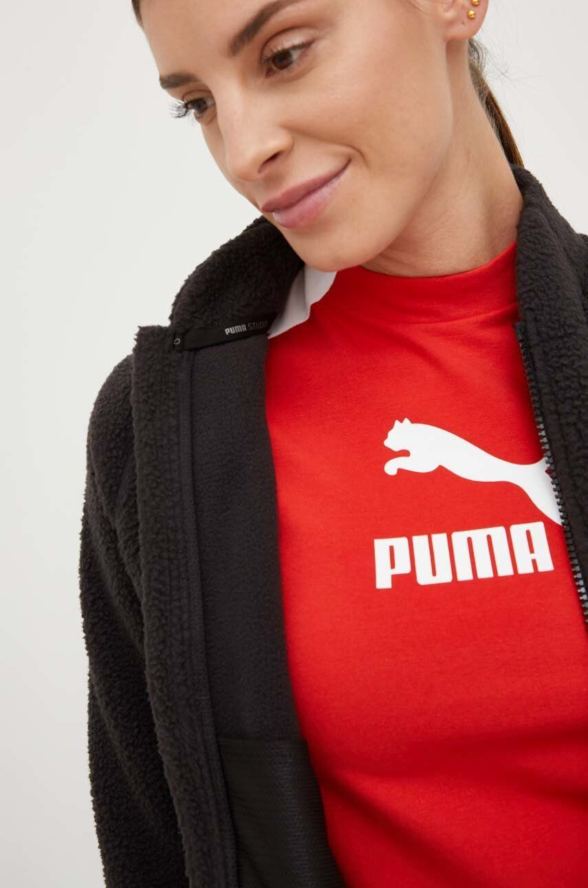 Puma Спортен суичър Studio в черно - Pepit.bg