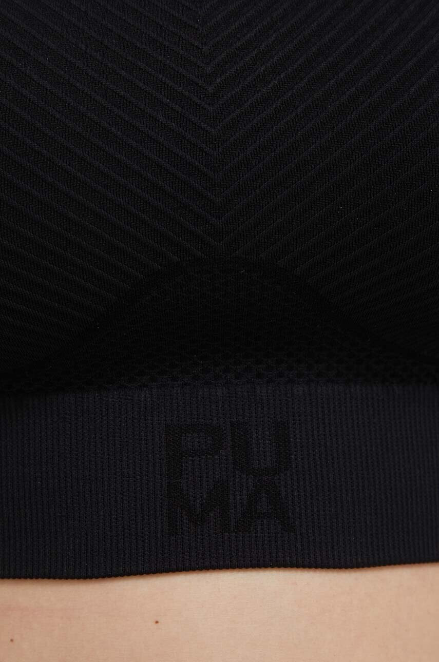 Puma Спортен сутиен Infuse Evoknit в черно с изчистен дизайн - Pepit.bg