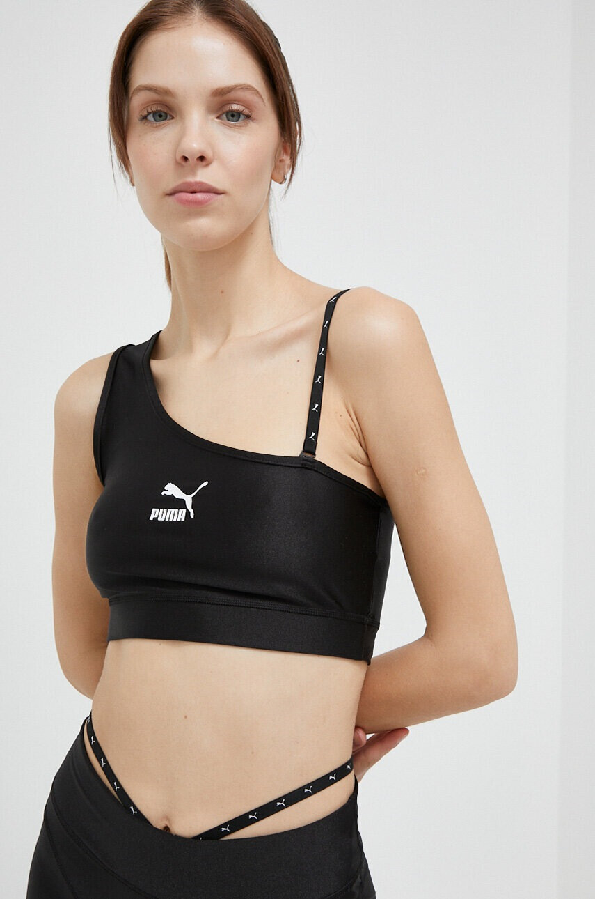 Puma Спортен топ Dare To в черно - Pepit.bg