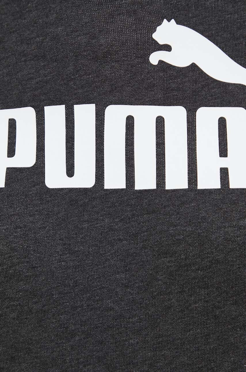Puma Суичър в сиво с качулка с принт - Pepit.bg