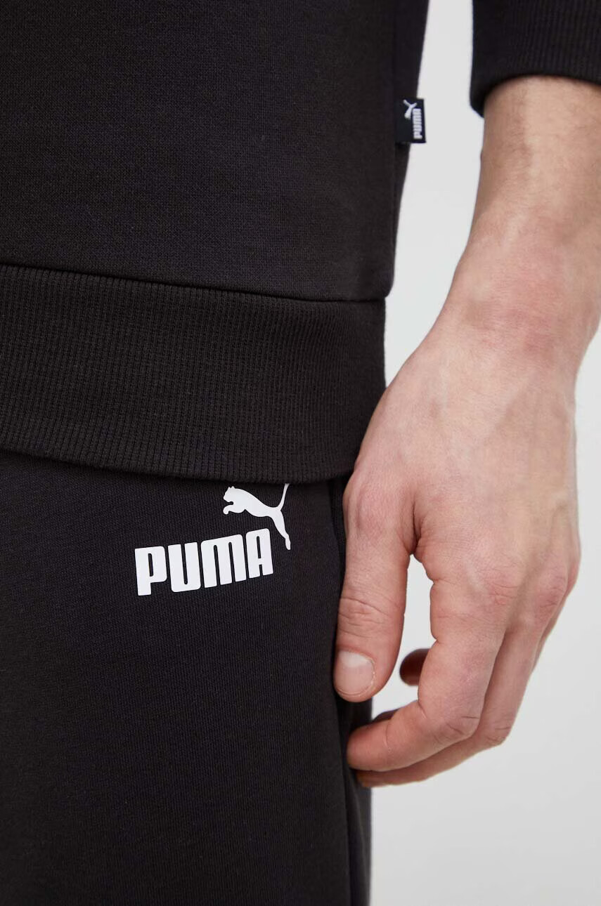 Puma Суичър в черно с изчистен дизайн - Pepit.bg