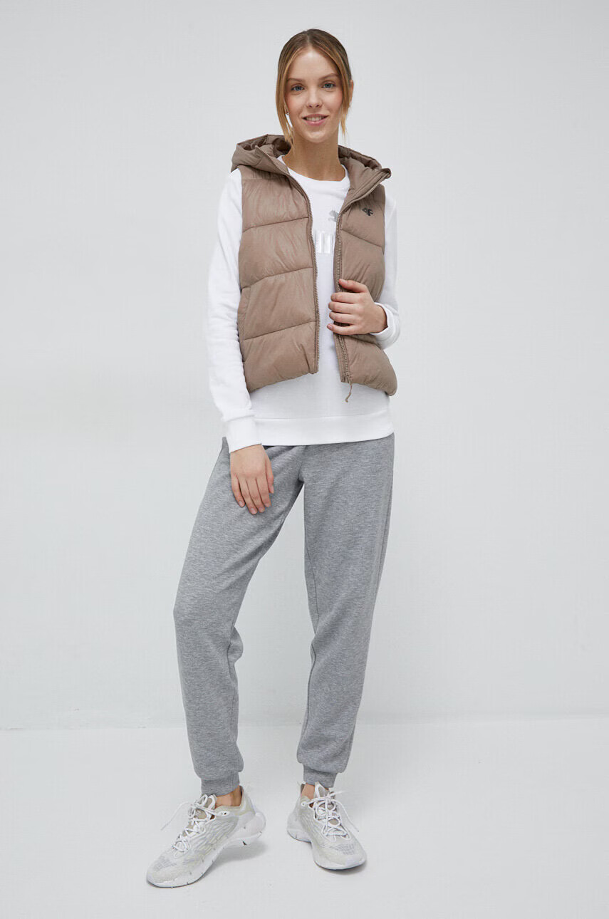 Puma Суичър в бяло с десен - Pepit.bg