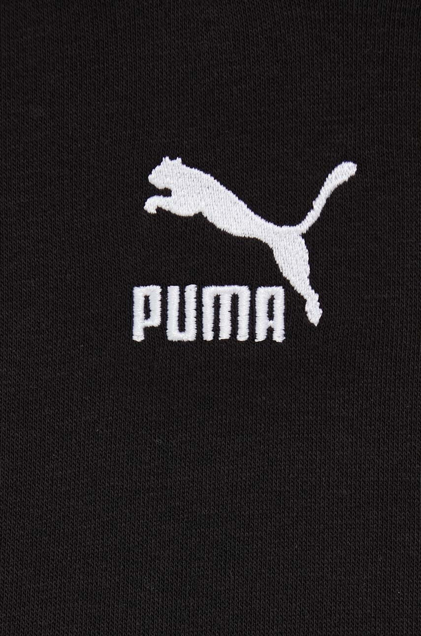 Puma Суичър в черно с качулка с десен - Pepit.bg