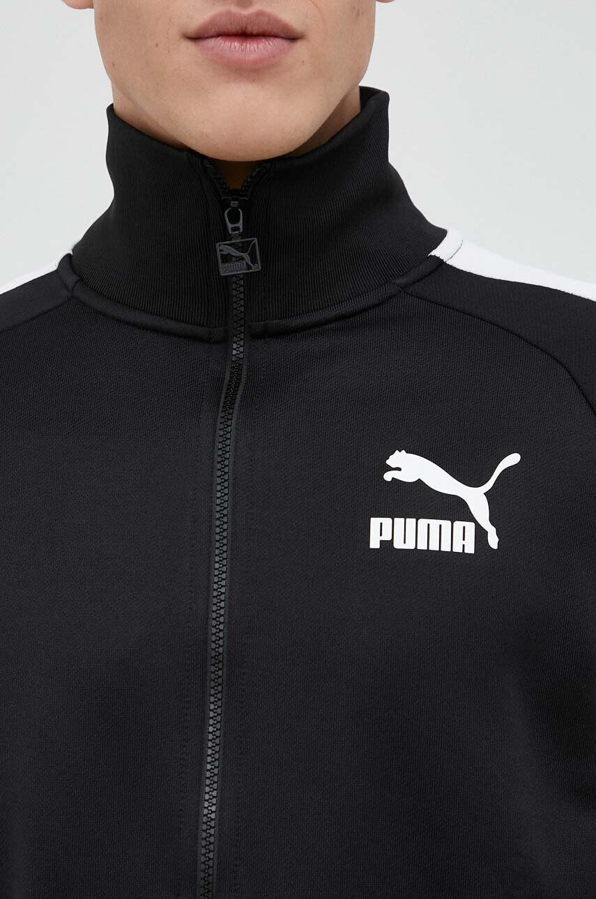 Puma Суичър в черно с изчистен дизайн - Pepit.bg