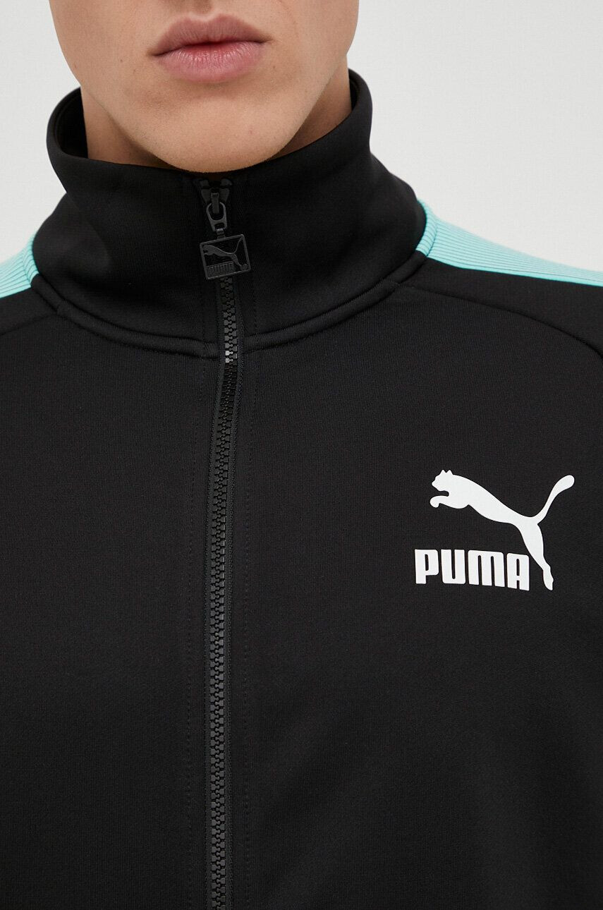 Puma Суичър в черно с десен - Pepit.bg