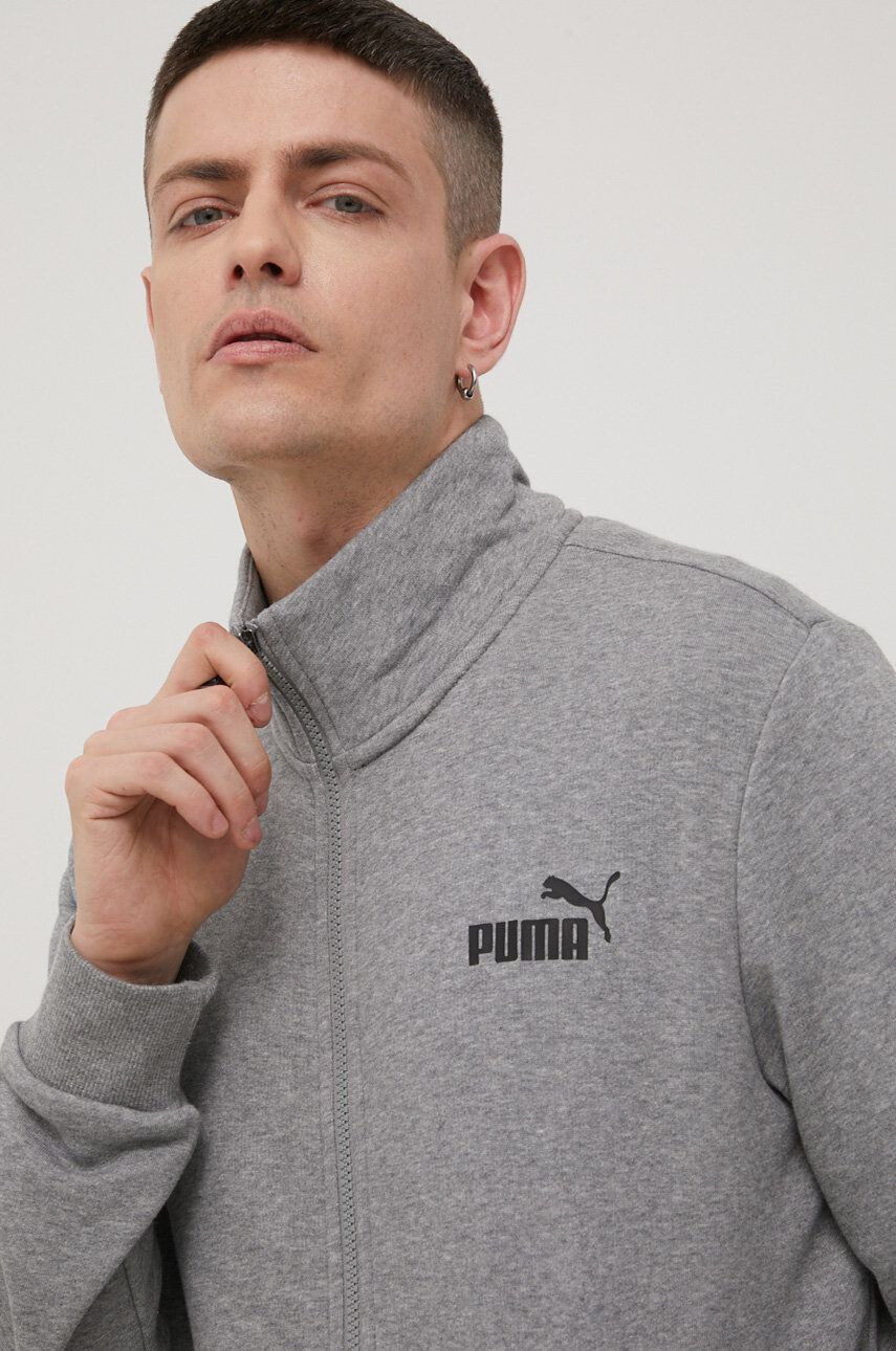 Puma Суичър 586696 мъжка в сиво с принт - Pepit.bg