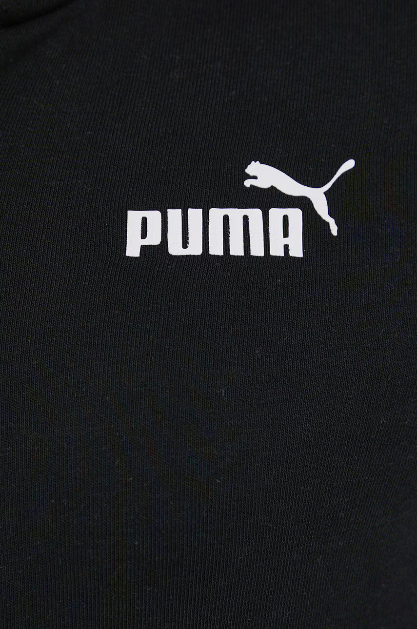 Puma Суичър 586813 дамска в черно с принт - Pepit.bg