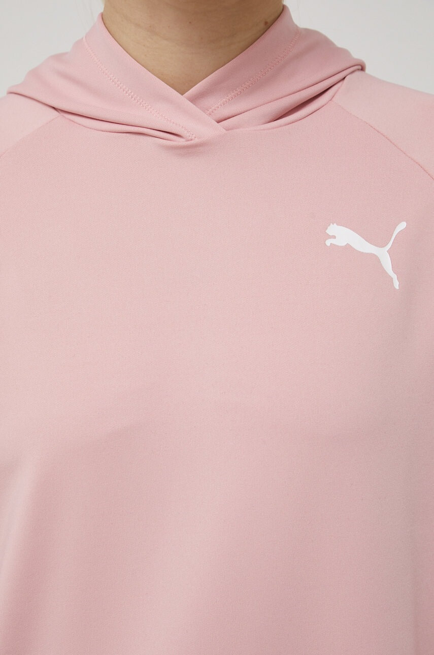 Puma Суичър 586858 в розово с изчистен дизайн - Pepit.bg
