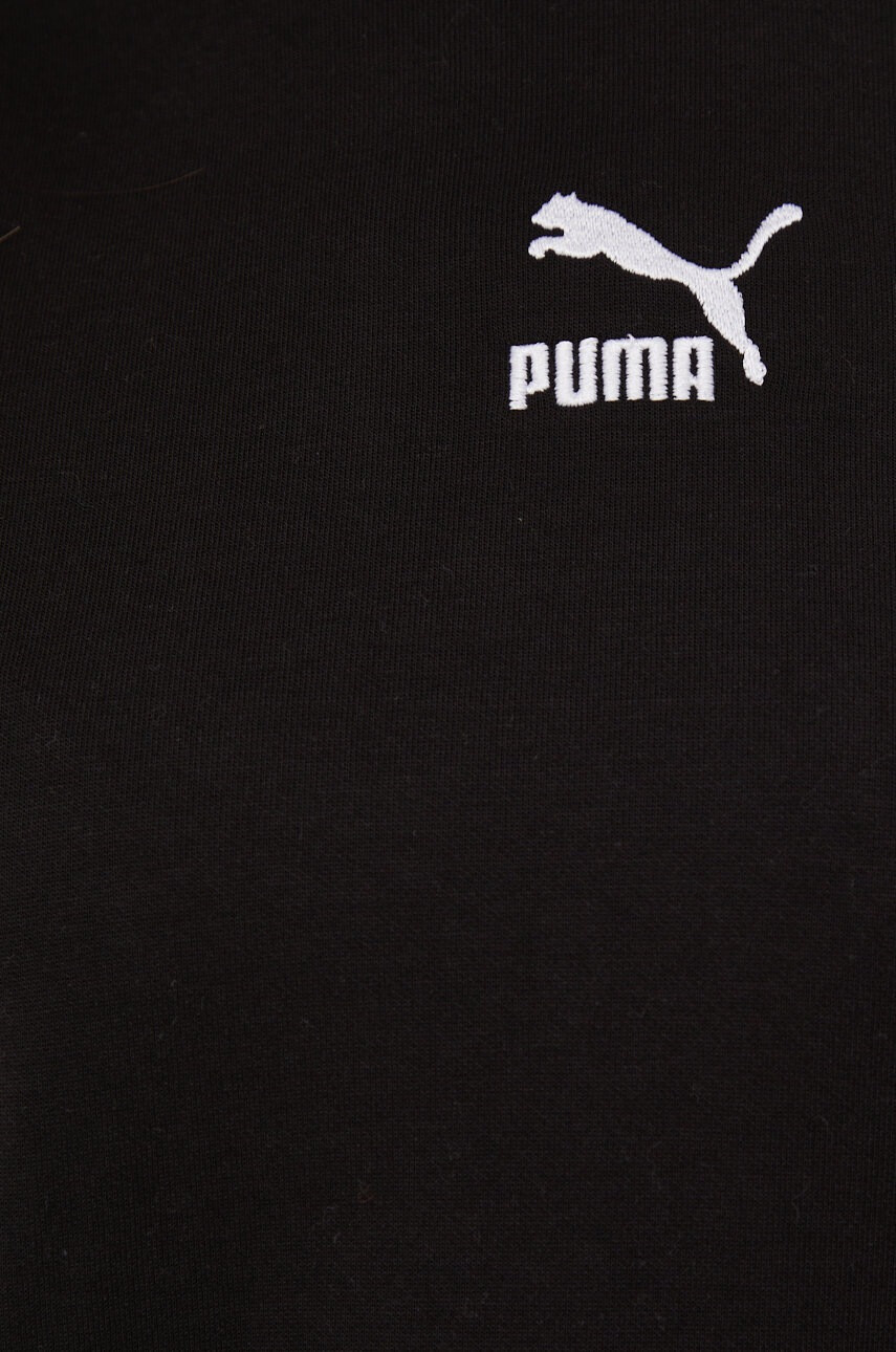 Puma Суичър в черно с изчистен дизайн - Pepit.bg