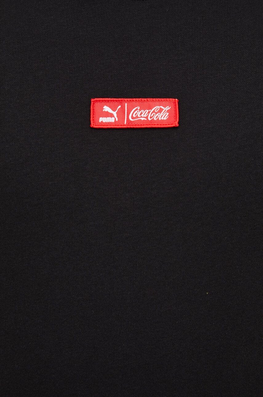 Puma Суичър X Coca Cola в черно с апликация - Pepit.bg