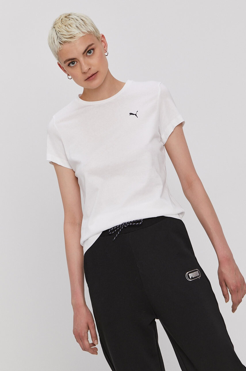 Puma Тениска дамска в бяло - Pepit.bg