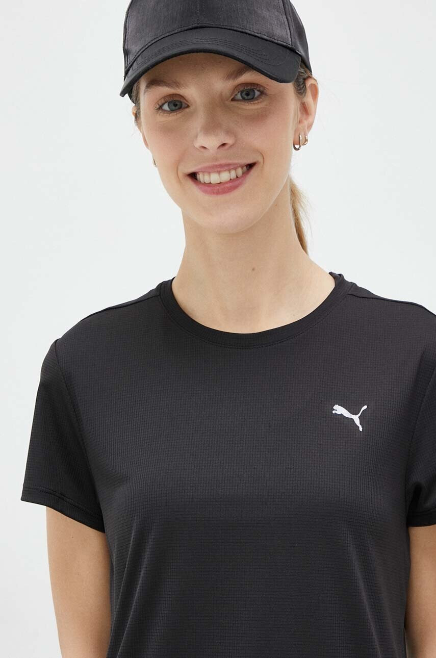 Puma Тениска за бягане Favourite в черно - Pepit.bg