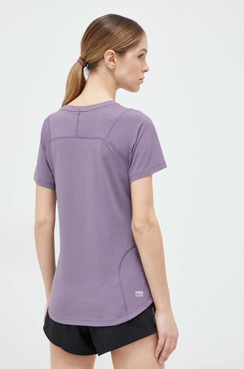 Puma Тениска за бягане Seasons в лилаво - Pepit.bg