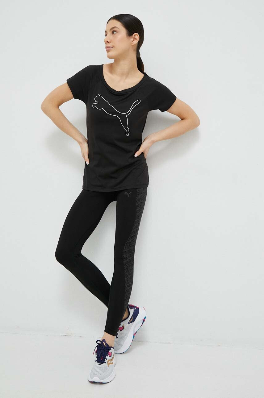 Puma Тениска за трениране Favorite в черно - Pepit.bg