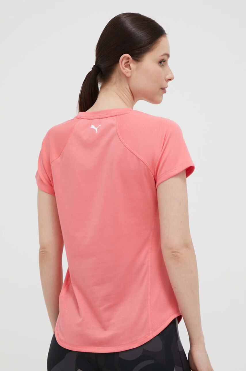 Puma Тениска за трениране Fit Logo в розово - Pepit.bg
