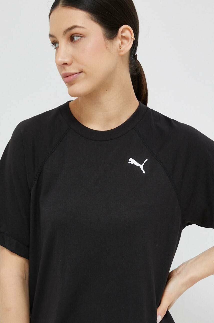 Puma Тениска за трениране Modern Sports в черно - Pepit.bg