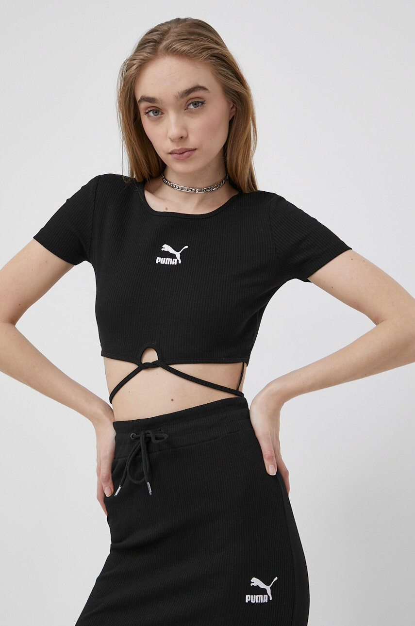 Puma Топ 533450 дамски в черно - Pepit.bg