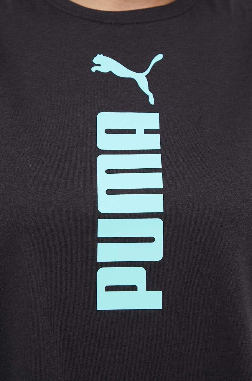 Puma Топ за трениране в черно - Pepit.bg