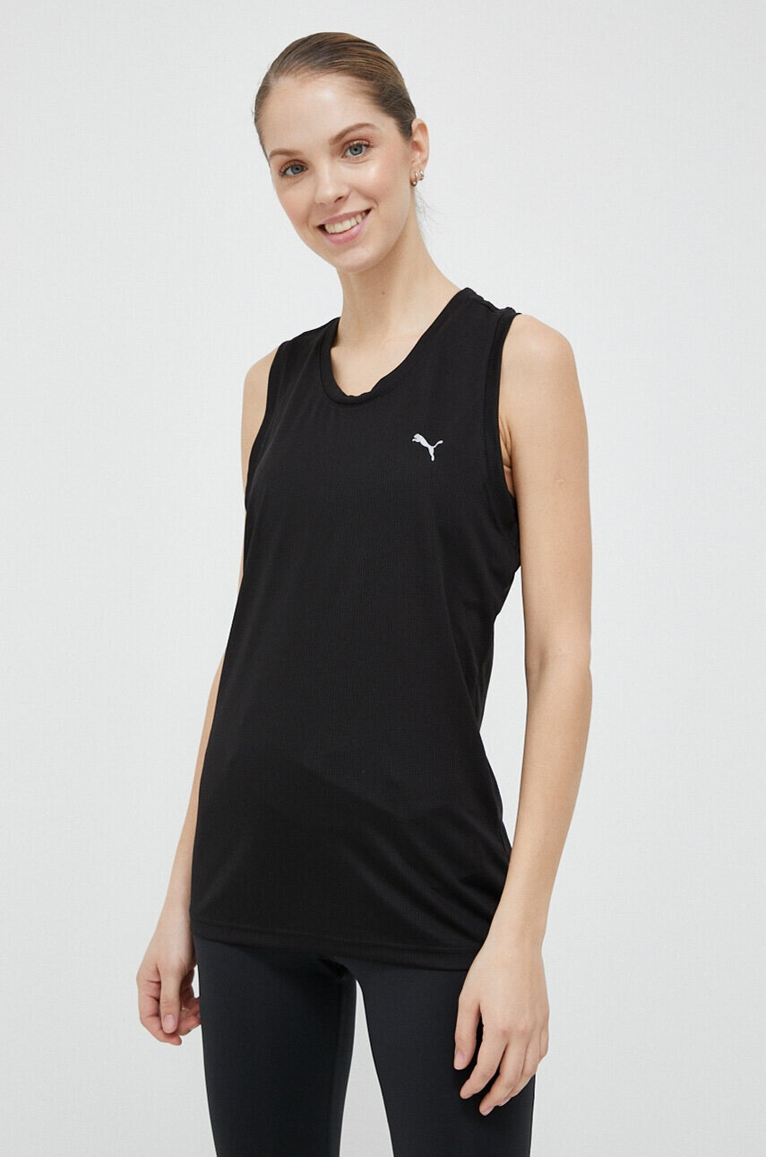 Puma Топ за трениране в черно - Pepit.bg